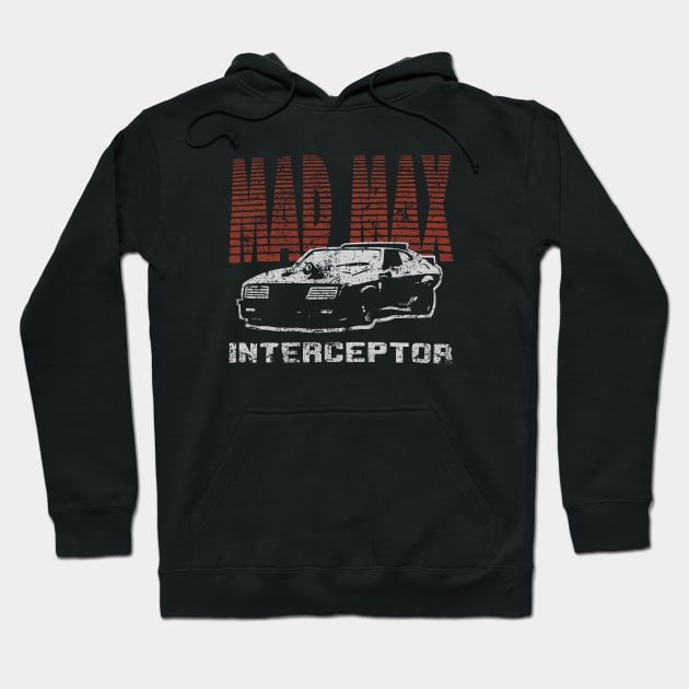 Black Car Ford Falcon V8 The Pursuit Special Interceptor from the movie Mad Max Hoodie by DaveLeonardo